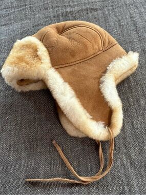 Vintage Shearling Bomber Hat